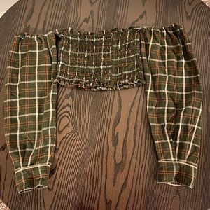 LF Furst of a Kind Off the Shoulder Crop-Top